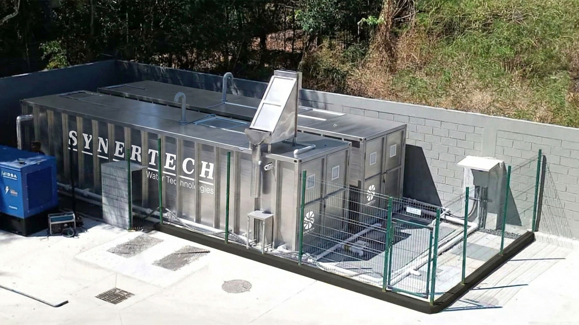Diseño compacto y rápido montaje de la planta BioBox